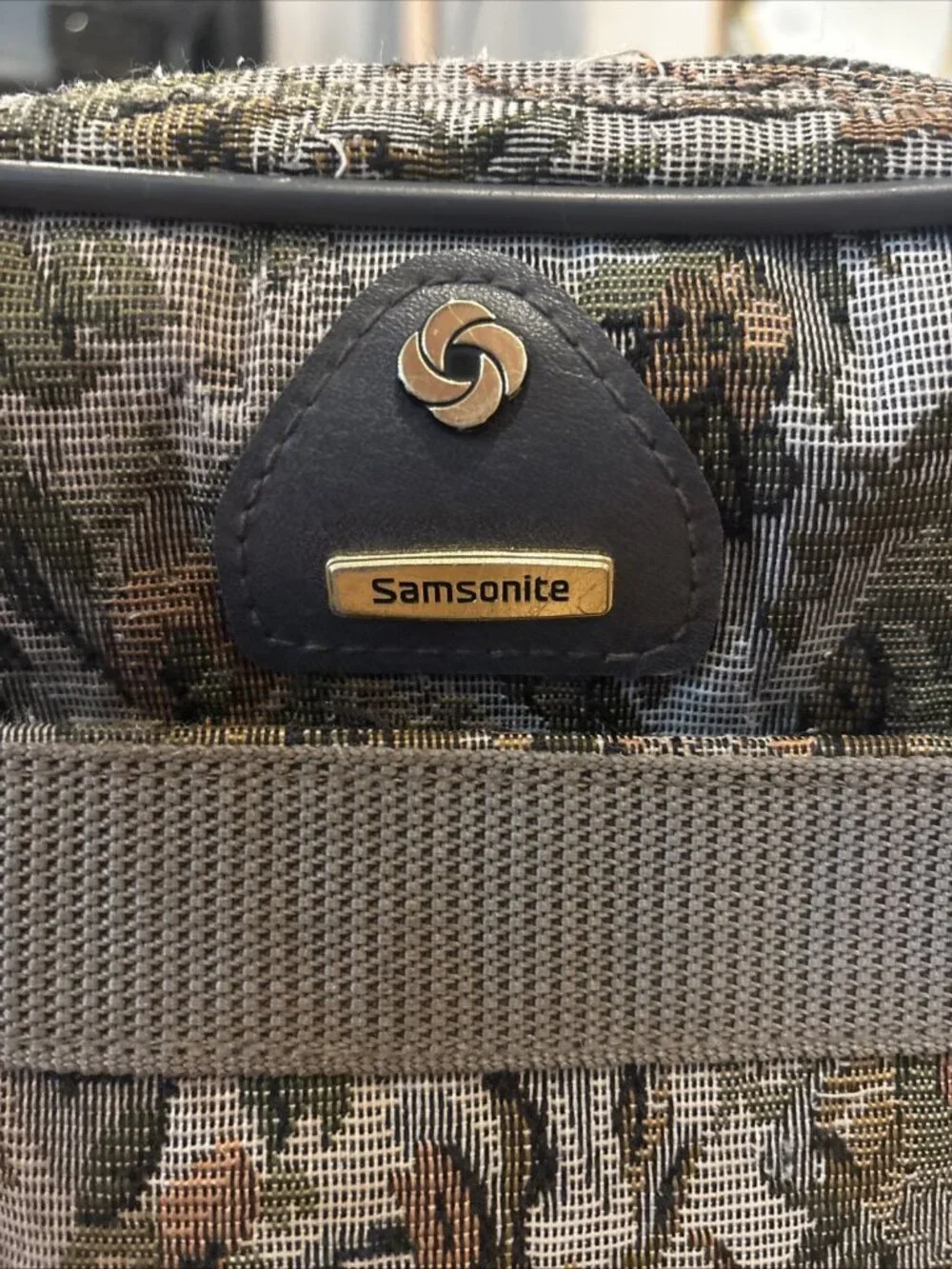 Samsonite vintage tapestry